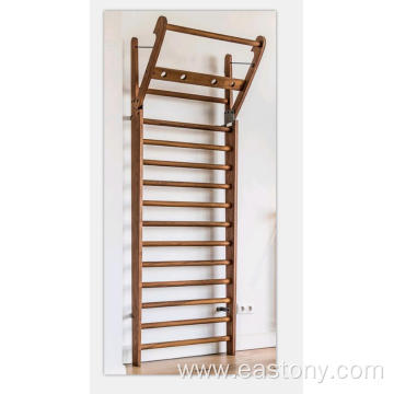 Swedish Ladder Fitness Pull Up Bar Wall Mounted